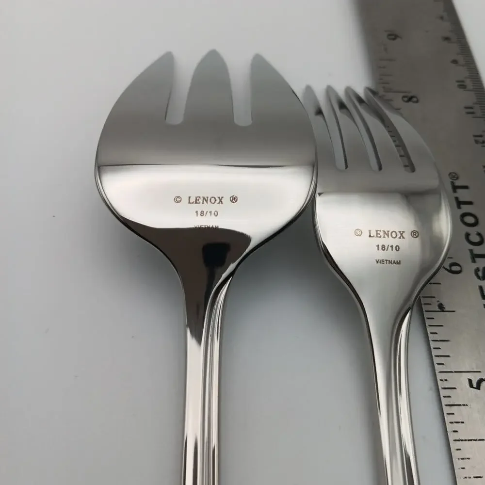 Lenox Summerville Serving & Place Forks 18/10 Stainless Flatware Vietnam New